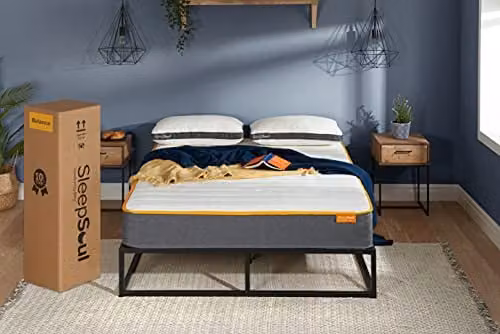 SleepSoul Balance Hybrid Memory Foam Mattress, White, W/D/H: 90 x 190 x 23 cm – 6