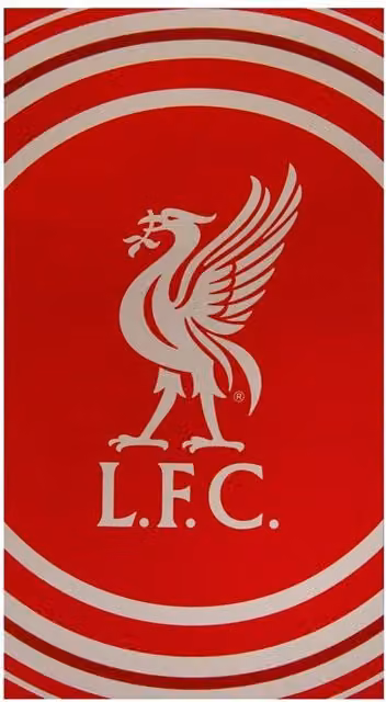 Liverpool FC Red Pulse Cotton Terry Velour Towel W/H: 140 x 70 cm – 1