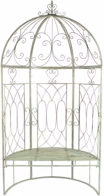 Ascalon Design Ltd Lattice Garden Arbour in Green, W120 x D60 x H230 cm – 1