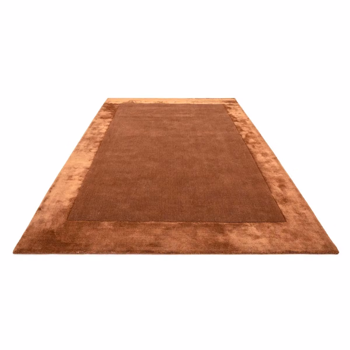 The Rug Shop UK Brown Handmade Luxurious Easy to Clean Plain Border Area Rug W: 160 cm, D: 230 cm – 3