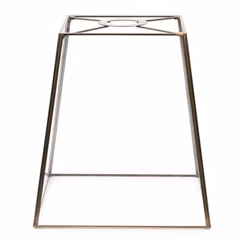 ValueLights Gold Metal and Clear Glass Lantern Easy Fit Ceiling Light Shade, Shade Width: 18 cm