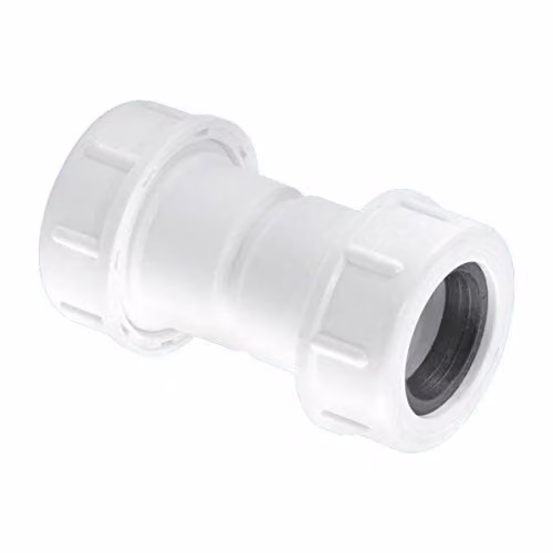 McAlpine Universal Overflow Pipe Connector 19-23mm 3/4 inch, White