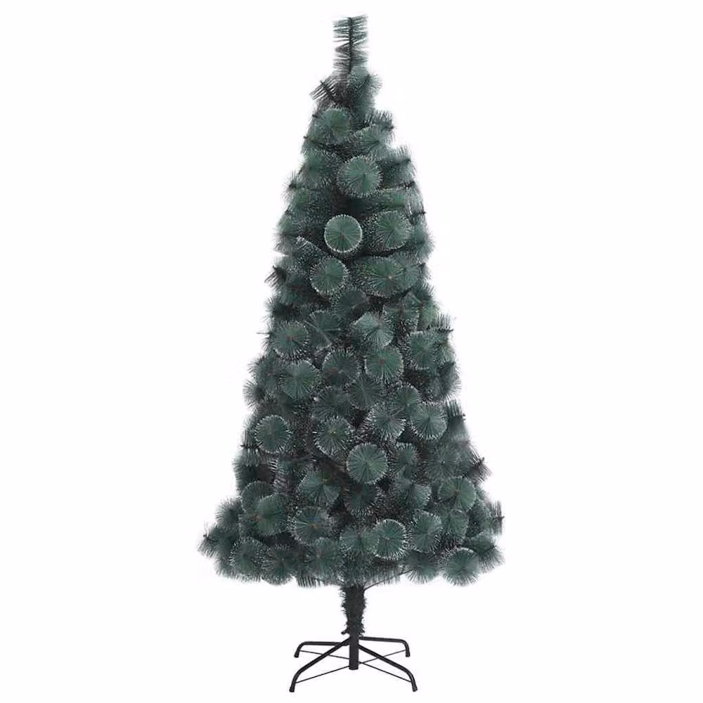 Berkfield Home Pre-lit Artificial Christmas Tree with Ball Set, Green, Height: 210 cm – 3