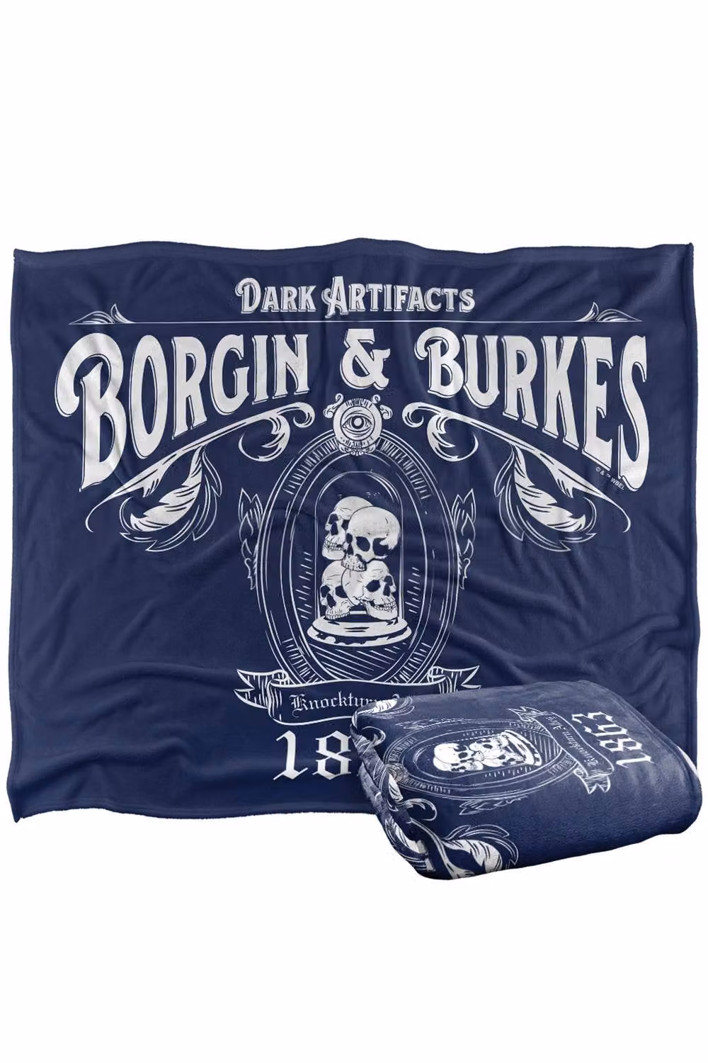 Warner Bros. Harry Potter Borgin and Burkes Silky Touch Super Soft Fleece Throw Blanket, Multicolour, W: 152.4 cm x L: 152.4 cm – 7