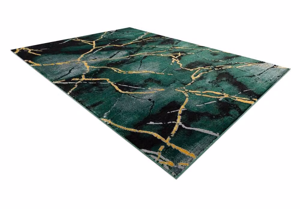 RugsX Emerald Green Stone Look Rectangular Rug, W: 140 cm, D: 190 cm – 4