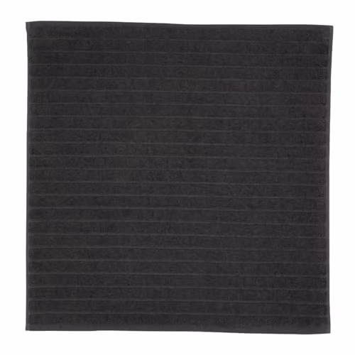 Christy Prism Luxury 100% Turkish Cotton Striped Bath Mat in Black – 3