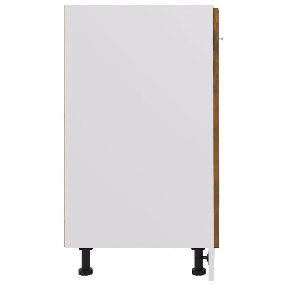 Berkfield Home Premium Smoked Oak Kitchen Base Unit in Brown, W/D/H: 60 x 46 x 81.5 cm – 4
