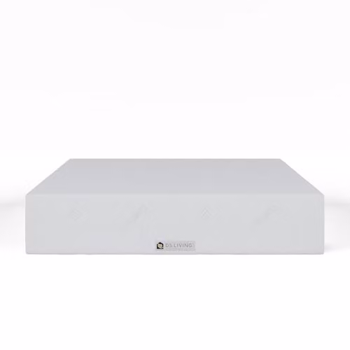 DS Living PureDream Memory Foam Orthopaedic Mattress in White, W/D/H: 90 x 190 x 30.48 cm – 1