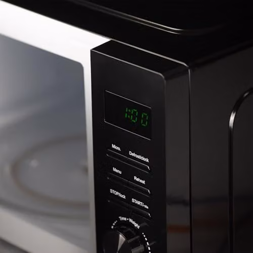 Willow WM23DB 800W 23L Solo Microwave with Defrost Function and LED Interior Light, Black – 5