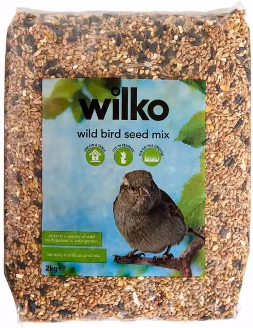 wilko Wild Bird Seed Mix, 2kg
