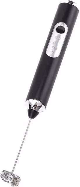 NESTLUNE Black Rechargeable Handheld Electric Egg Frother and Whisk