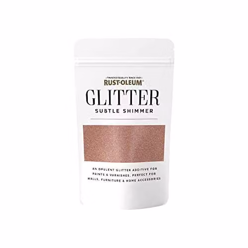 Rust-Oleum Glitter Subtle Shimmer Rose Pink Water Based 70g