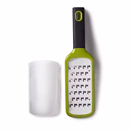 Zeal Stainless Steel Fine Grater with Non-Slip Base, Green – 1