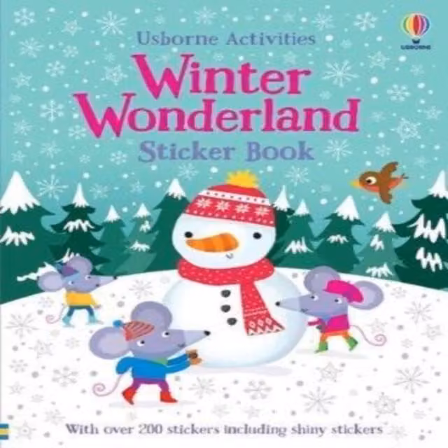 Fiona Watt Winter Wonderland Multicolour Sticker Book Paperback