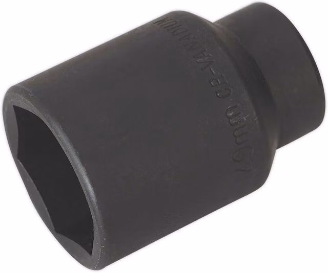 Loops 40mm Forged Deep Impact Socket 1/2 inch Square Drive Black Chrome Vanadium Steel