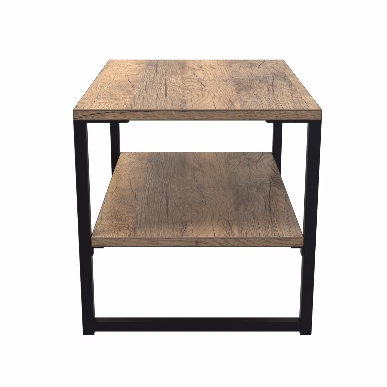 2 U Tamworth Ready Assembled Square Lamp Table in Dark Brown – 2