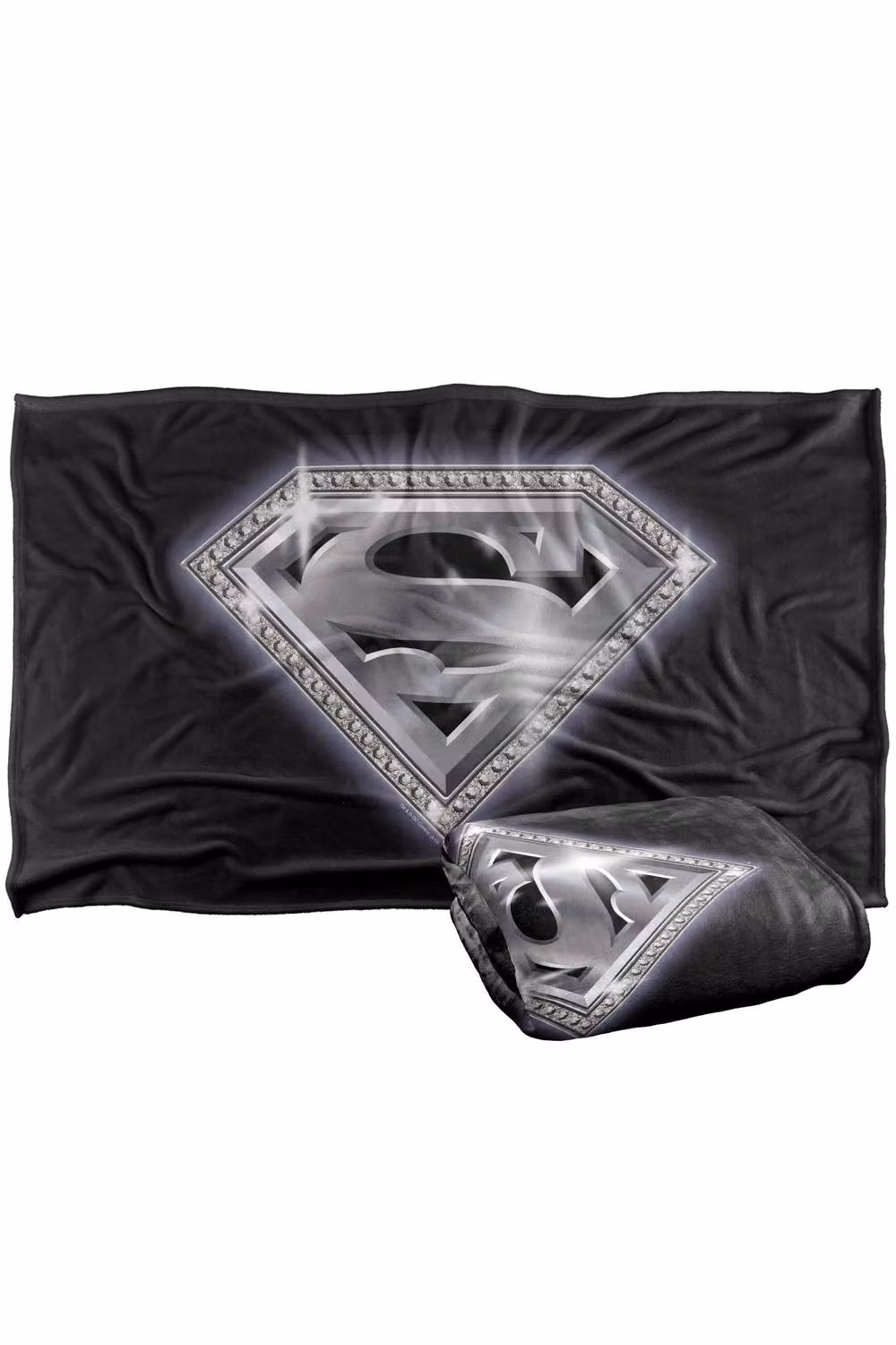 Warner Bros. Superman Bling Shield Super Soft Fleece Throw Blanket, Multicolour, W: 127.0 cm, D: 152.4 cm – 7