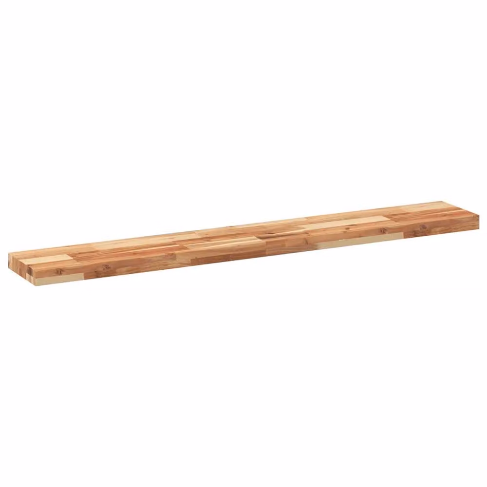 Berkfield Home Brown Oil Finished Solid Wood Acacia Floating Shelf, W/D/H: 120 x 20 x 4 cm – 2