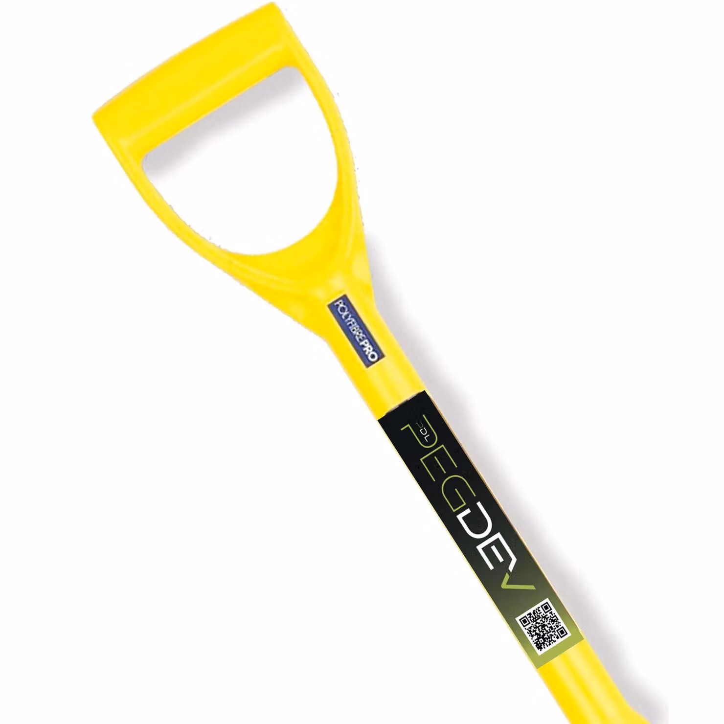 Pegdev Yellow 2-Way Poly Fibre Trenching GPO Trencher Shovel Spade with Lug – 2