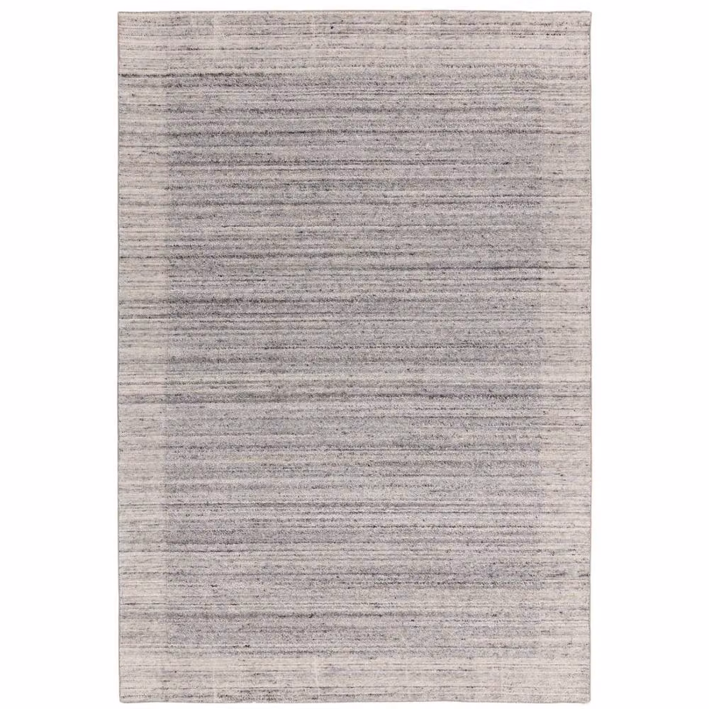 The Rug Shop UK Grey Handmade Prestige Modern Plain Easy To Clean Area Rug W: 160 cm, D: 230 cm – 2