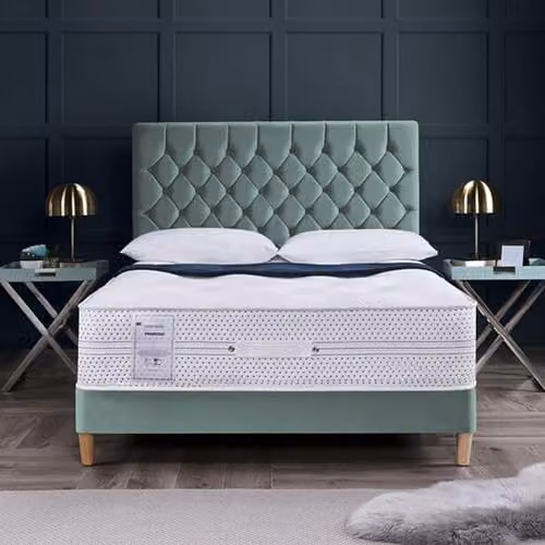 RestRelax Sleep Primrose 1000 Pocket Memory Hybrid Mattress, White, W/D/H: 150 x 200 x 25 cm – 2