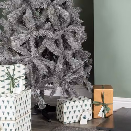 Samuel Alexander Modern Organic Grey and Green Christmas Tree, Height: 180 cm – 4