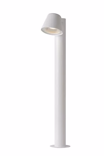 Lucide Dingo LED Dimmable Garden Bollard Light, White