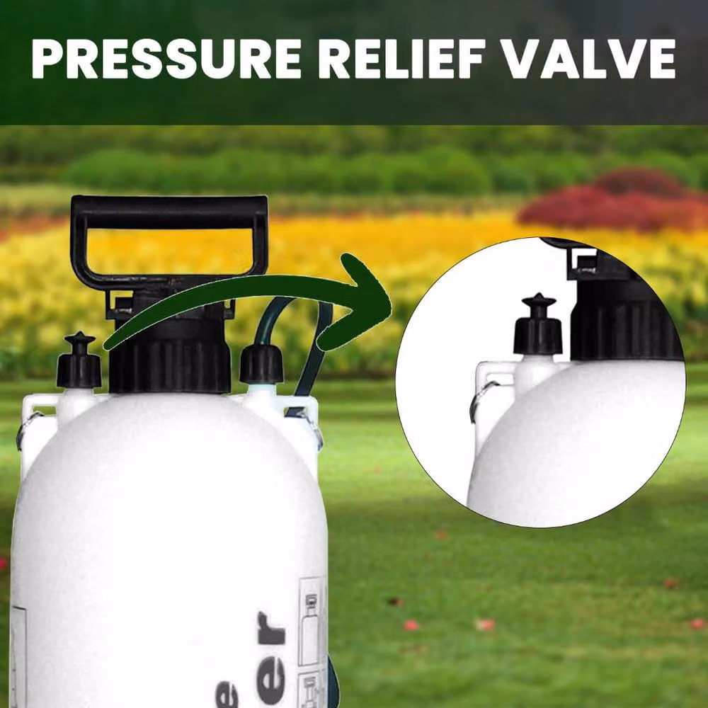 MANTRARAJ 8L Manual Garden Pressure Sprayer Knapsack in White – 5
