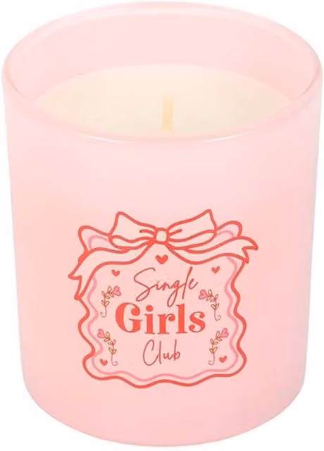 Something Different Single Club Wild Strawberry Scented Candle in Pink