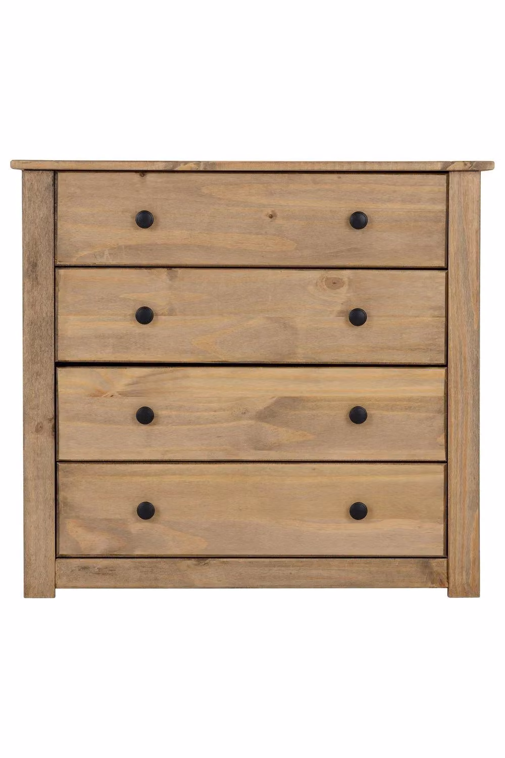 Seconique Panama Waxed Pine 4 Drawer Chest in Brown, W/D/H: 40.5 x 73.0 x 80.0 cm – 5