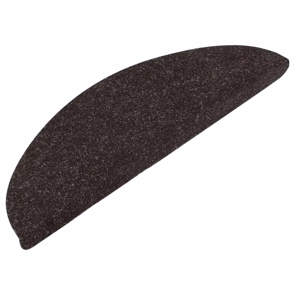 Berkfield Home Self-adhesive Non-slip Stair Mats, 15 Pieces, Black, W: 56 cm, D: 17 cm, H: 3 cm – 2