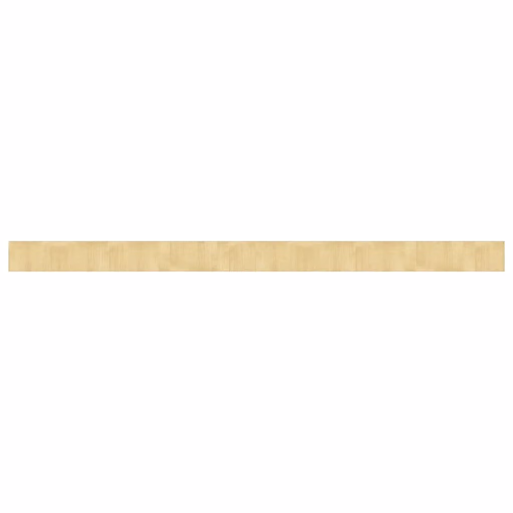 Berkfield Home Rectangular Bamboo Rug in Beige, W: 60 cm, L: 1000 cm – 1