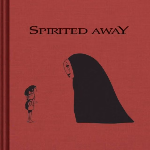 Chronicle Books Spirited Away Blank Sketchbook Notebook in Multicolour and Red