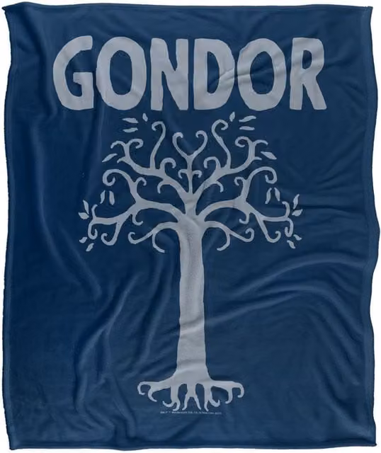 LOGOVISION Lord of the Rings Super Soft Fleece Throw Blanket, Multicolour, W/D/H: 152 x 127 cm