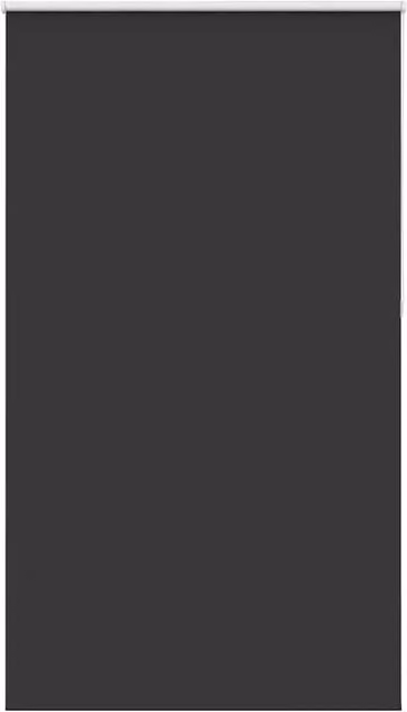 Berkfield Home Blackout Roller Blind, Black Polyester, W: 140 cm, H: 230 cm – 1