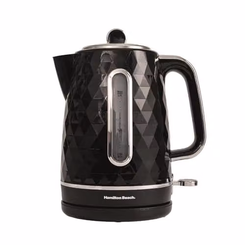 Hamilton Beach Diamond Electric Kettle, Black, 1.7 l – 1
