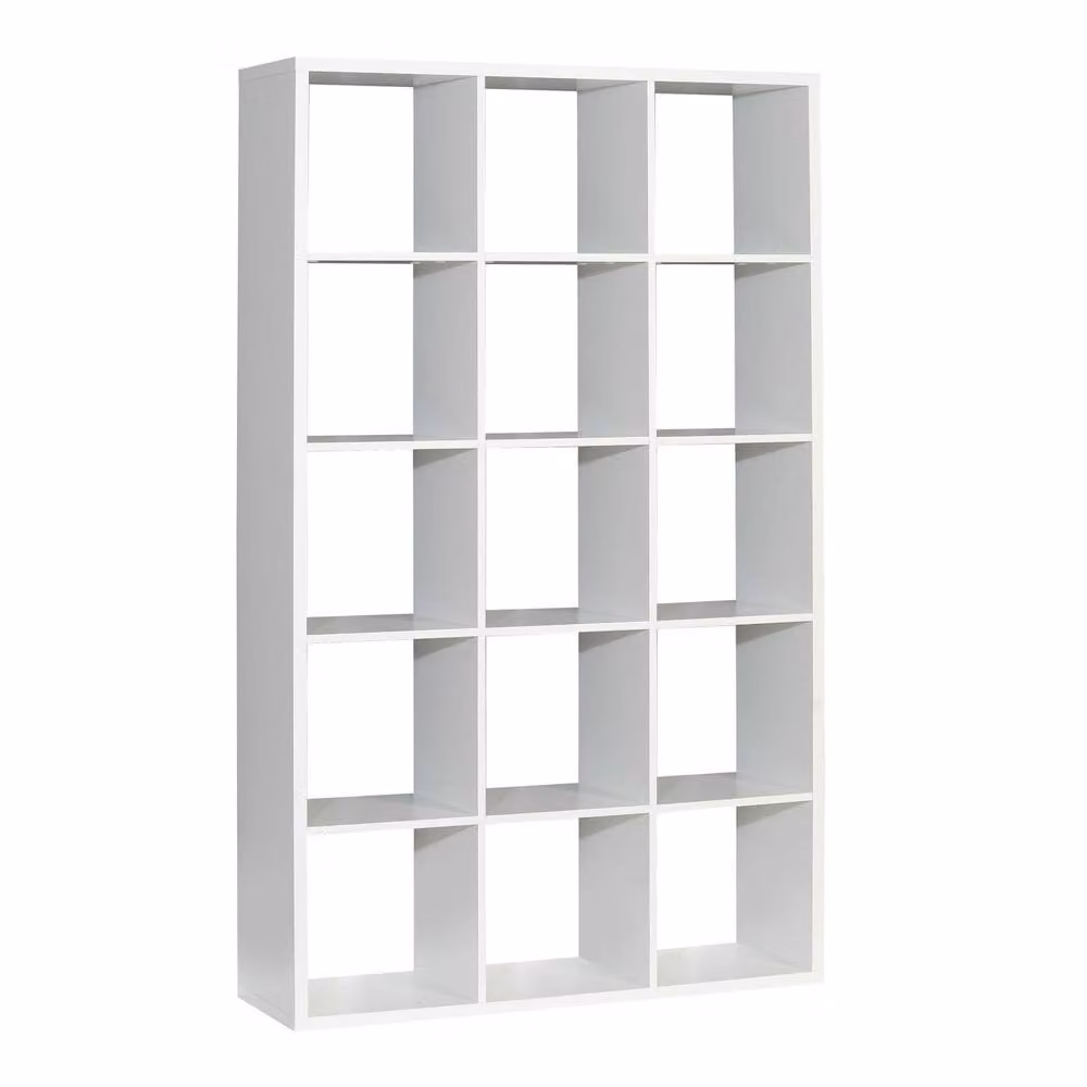Wyld Haus Shanghai Matt White 3x5 Wood Storage Unit W/D/H: 176.3 x 54.4 x 32.9 cm – 2