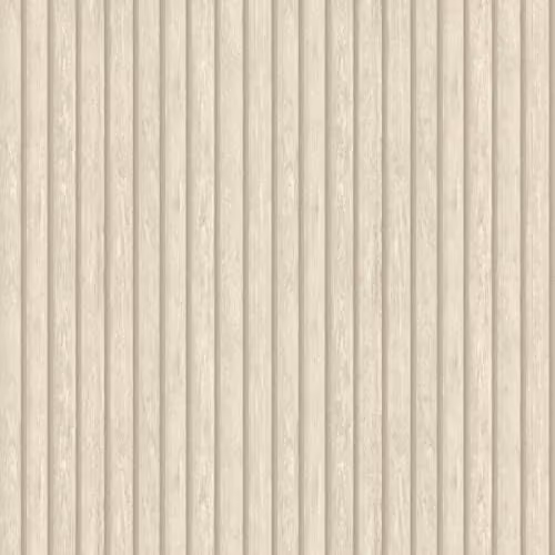 Holden Decor Wood Slat Wallpaper in Natural Beige, Striped Abstract Design, Washable Paper Roll