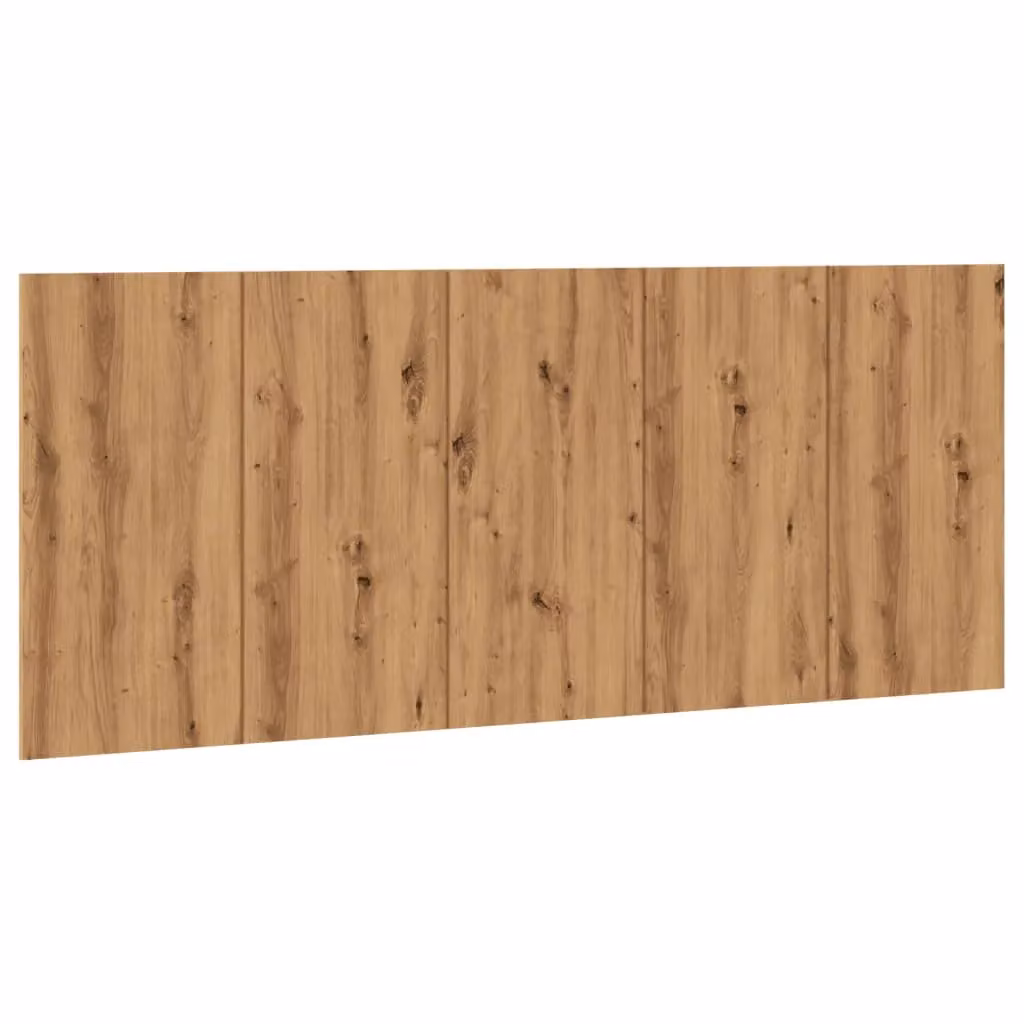 Berkfield Home Artisan Oak Bed Headboard, Brown, W: 200 cm, D: 1.5 cm, H: 80 cm – 2