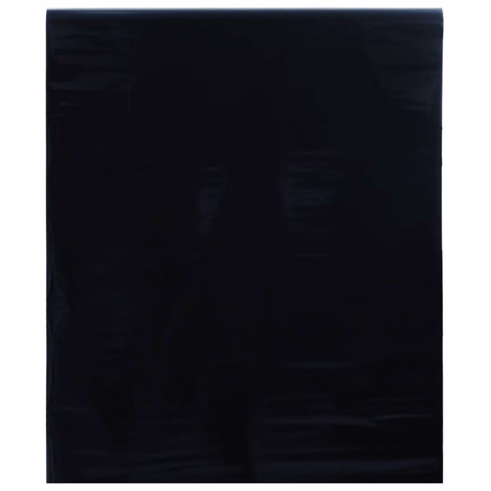 Berkfield Home Static Frosted Black Window Film, W: 60 cm, L: 2000 cm, PVC – 1