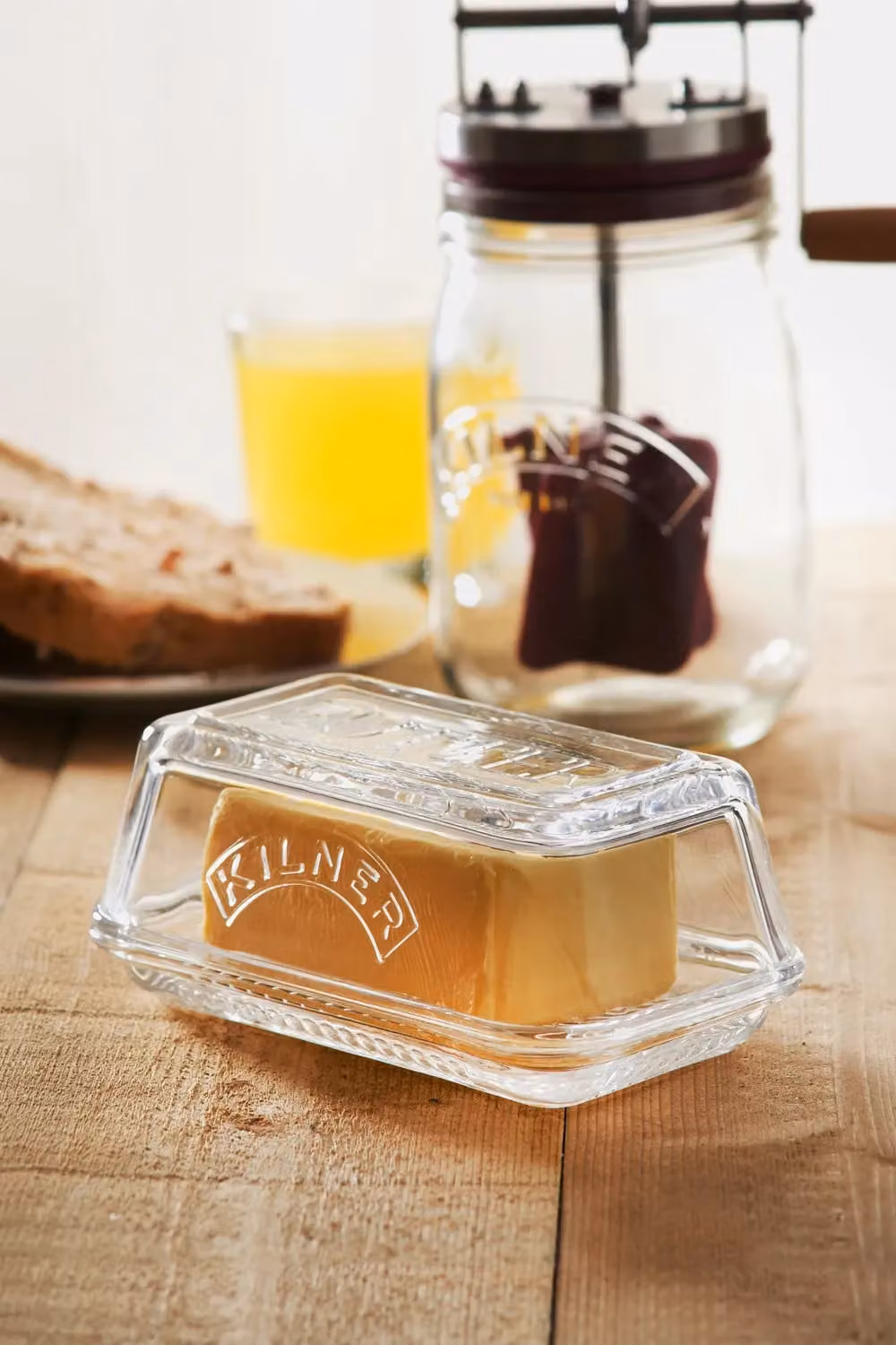 Kilner Glass Butter Dish in Clear – 2