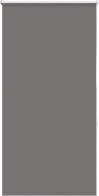Berkfield Home Grey Blackout Roller Blind, Thermal Insulating Polyester, W: 80 cm, H: 130 cm – 1