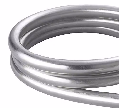 Hudson Reed A321 Modern Bathroom Smooth Silver Flex Hose, Chrome, Length: 150 cm – 2
