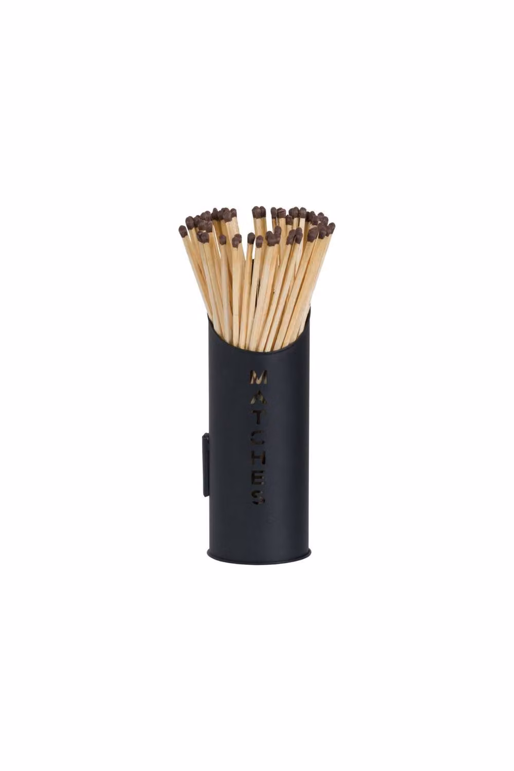 KDMD Black Metal Log and Kindling Bucket with Matchstick Holder – 3