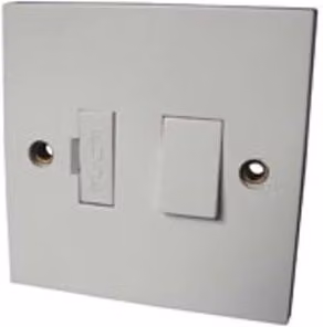 McAlpine 13A Fused Spur Combination Switch in White