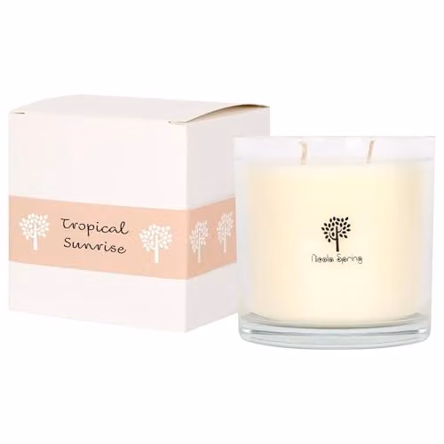 Nicola Spring Soy Wax Scented Candle, Tropical Sunrise, 400g
