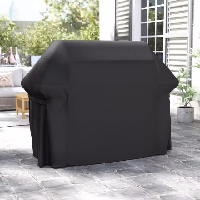 COSTWAY Waterproof Black PVC Gas Grill Cover