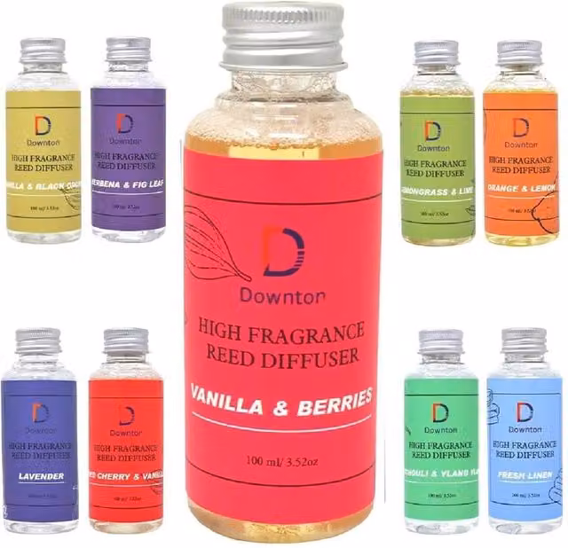 BARGAINS-GALORE Vanilla & Berries Reed Diffuser Oil Refill, 100ml – 1
