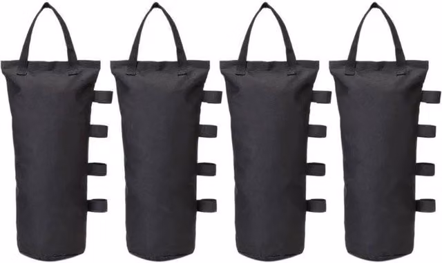 FLAVORA 4 Pack Gazebo Weight Sand Bags in Black – 1