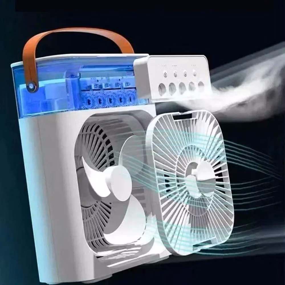 FLAVORA White 3 In 1 Portable Mini Evaporative Air Cooler, W/D/H: 100 x 15 x 15 cm – 2